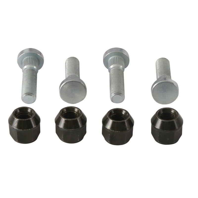 QuadBoss 2009-2013 Kawasaki KVF650 Brute Force 4x4i Front Wheel Stud & Nut Kit - 608249