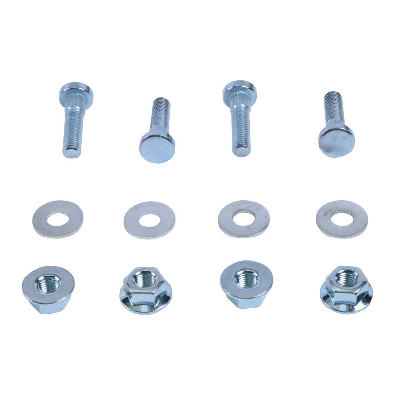 QuadBoss 2012-2018 Kawasaki KVF750 Brute Force 4x4i Front Wheel Stud & Nut Kit - 608245