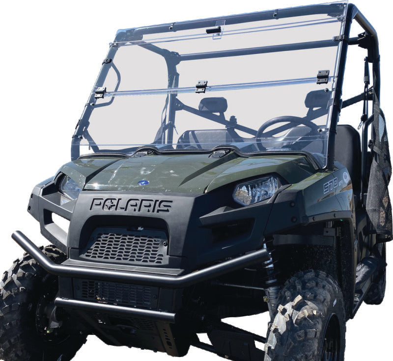 QuadBoss 2013 Polaris Ranger Crew 800 Windbreak Folding Windshield - 375785