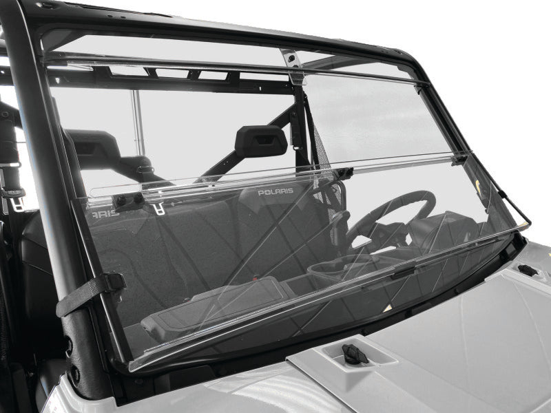 QuadBoss 2015-2019 Polaris Ranger 1000 Diesel Windbreak Folding Windshield - 375780