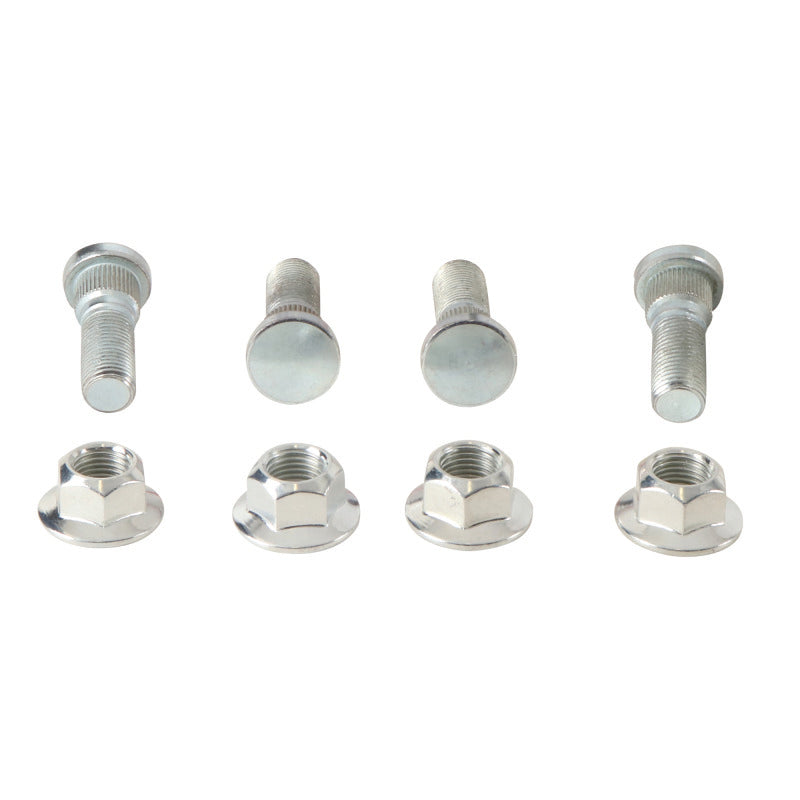QuadBoss 2016-2018 Kawasaki KAF1000 Mule Pro-DX Front Wheel Stud & Nut Kit - 608251