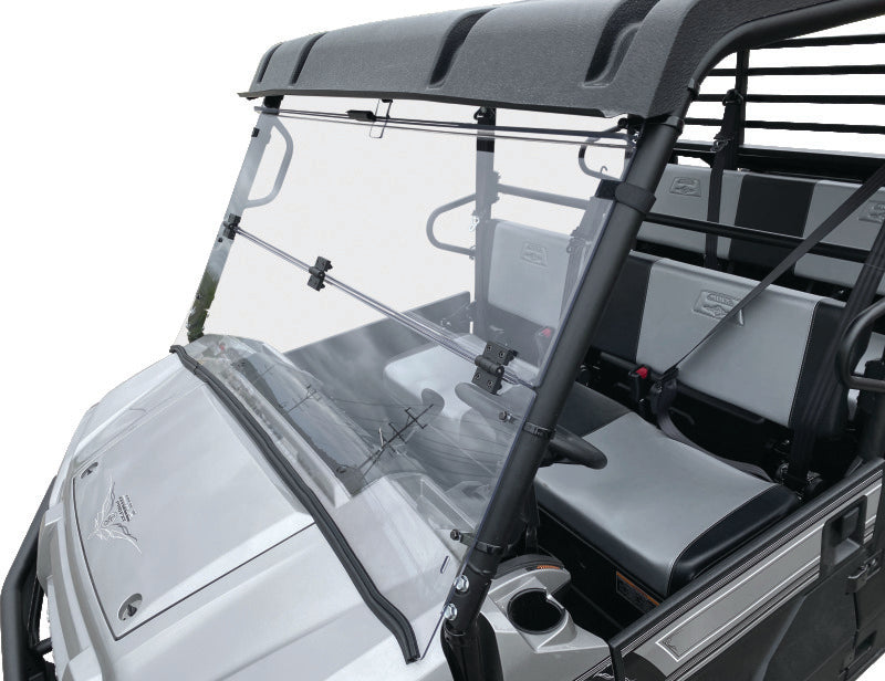 QuadBoss 2016-2022 Kawasaki KAF820 Mule Pro-DX Windbreak Folding Windshield - 375787