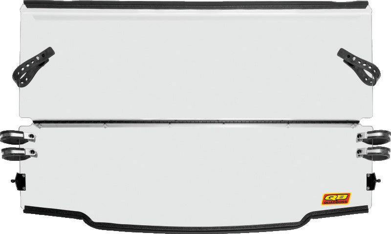 QuadBoss 2017-2021 Polaris Ranger 500 Folding Windshield - 375735