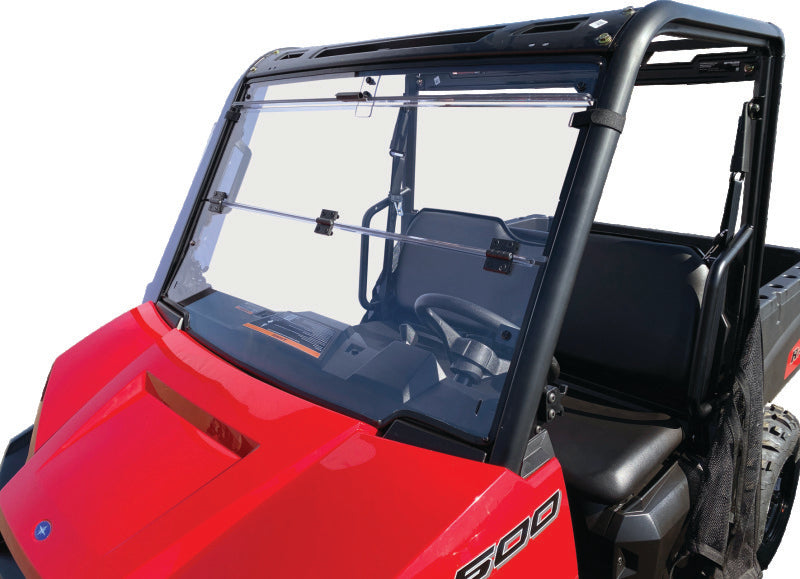 QuadBoss 2017-2021 Polaris Ranger 500 Windbreak Folding Windshield - 375783