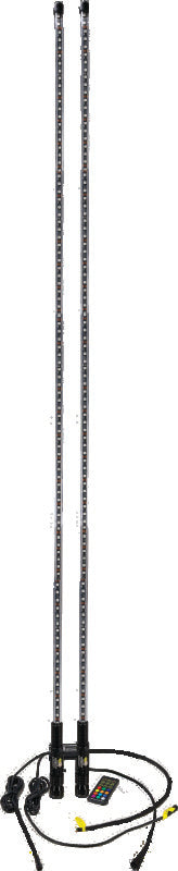 QuadBoss 6Ft Clear Dual Whip Bluetooth - 609667
