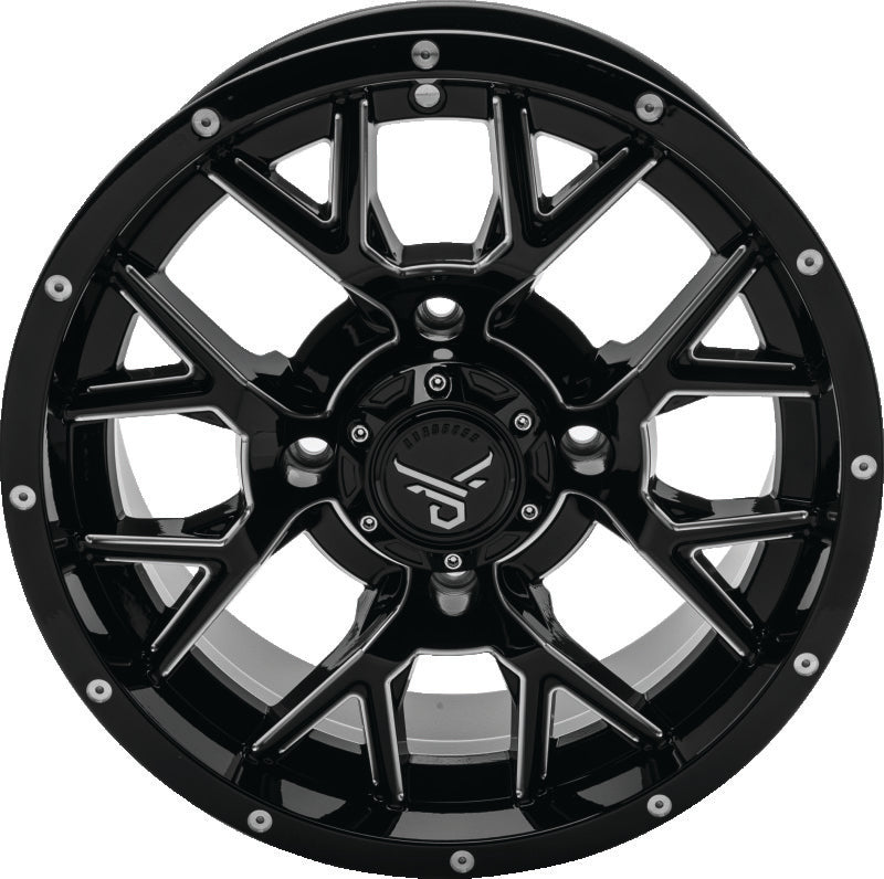 QuadBoss Barbwire 14X7 - 5+2 - 4/110 - Milled - 608573