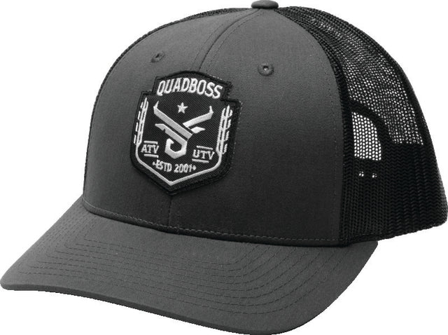 Quadboss Barbwire Hat Grey Snap - 155330