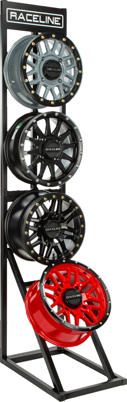 RACELINE WHEELS Display Rack - Wheel Display Rack / 4-Tier 9903-0770