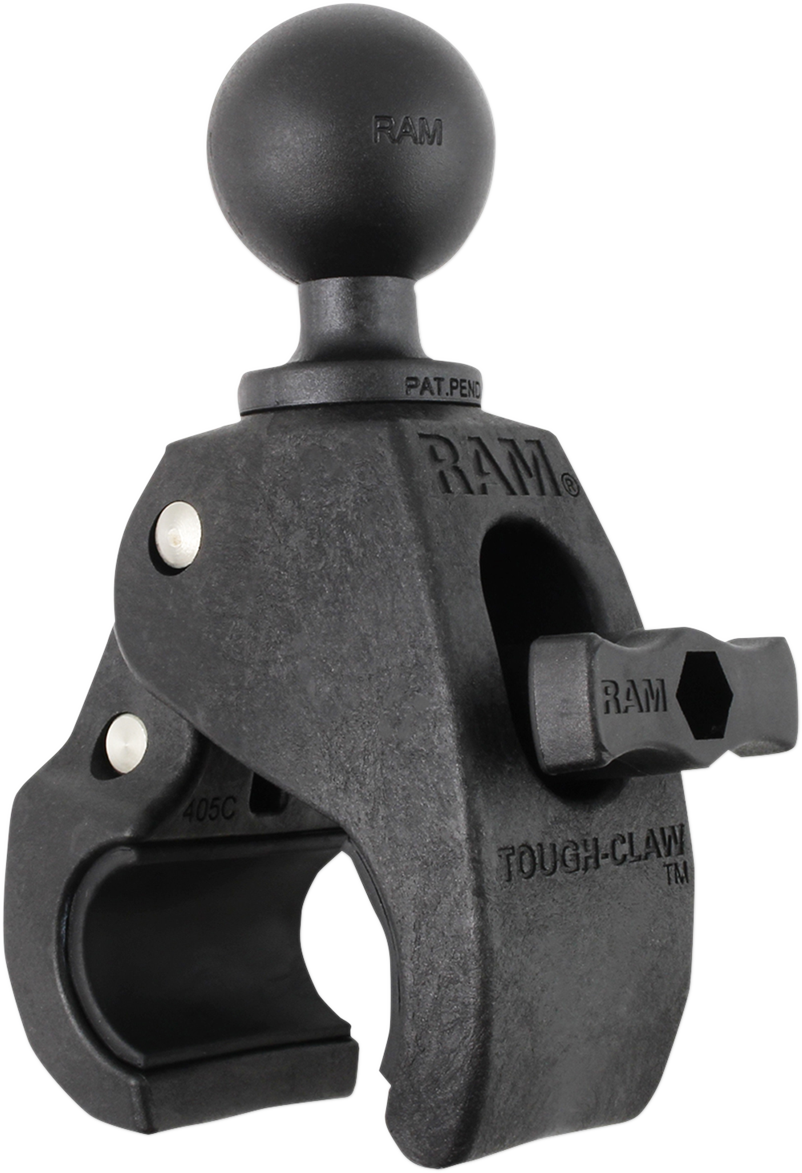 RAM MOUNTS Medium Tough-Claw™ with 1" Diameter Rubber Ball - 0636-0143