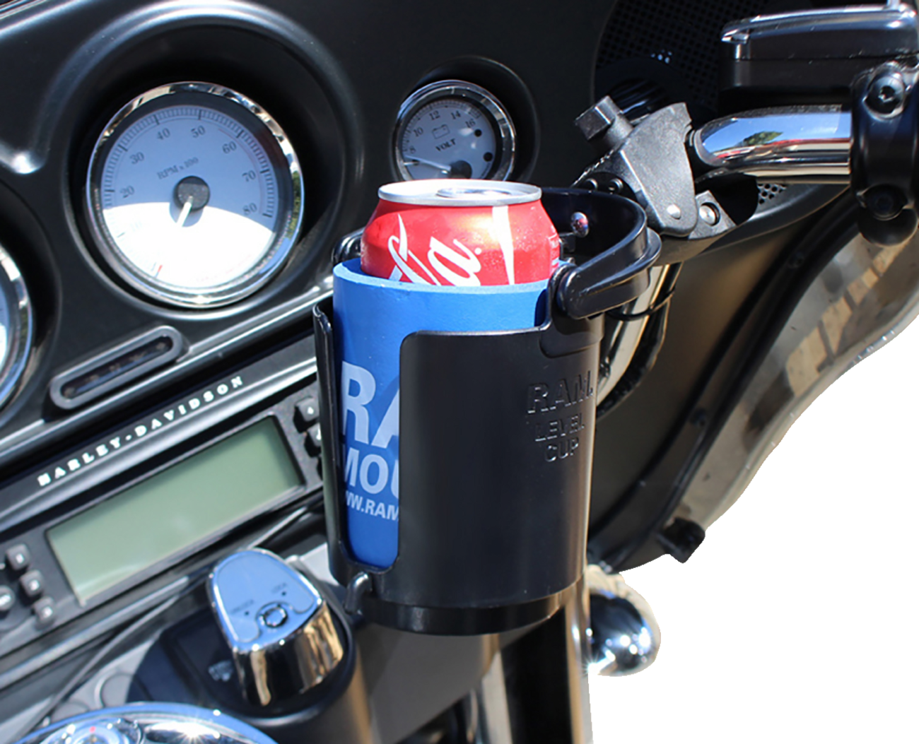 RAM MOUNTS Tough-Claw™ Mount with Level Cup™ Drink Holder - 0636-0363