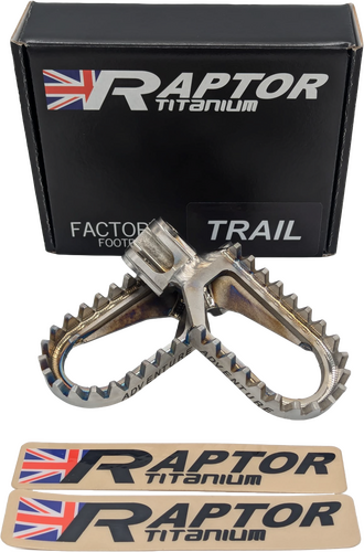 RAPTOR Titanium Footpegs - ADV001