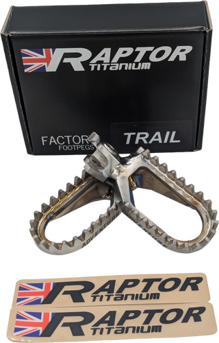 RAPTOR Titanium Footpegs - ADV002