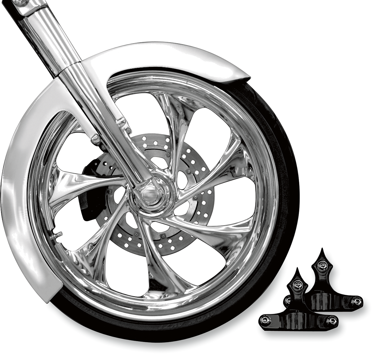 RC COMPONENTS Front Fender Kit for 23" Wheel
