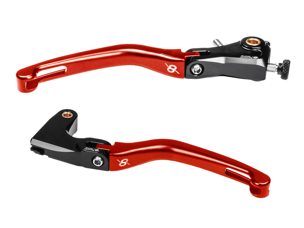 Bonamici Triumph 765 Daytona 675/R Brake & Clutch Levers (Black/Red)