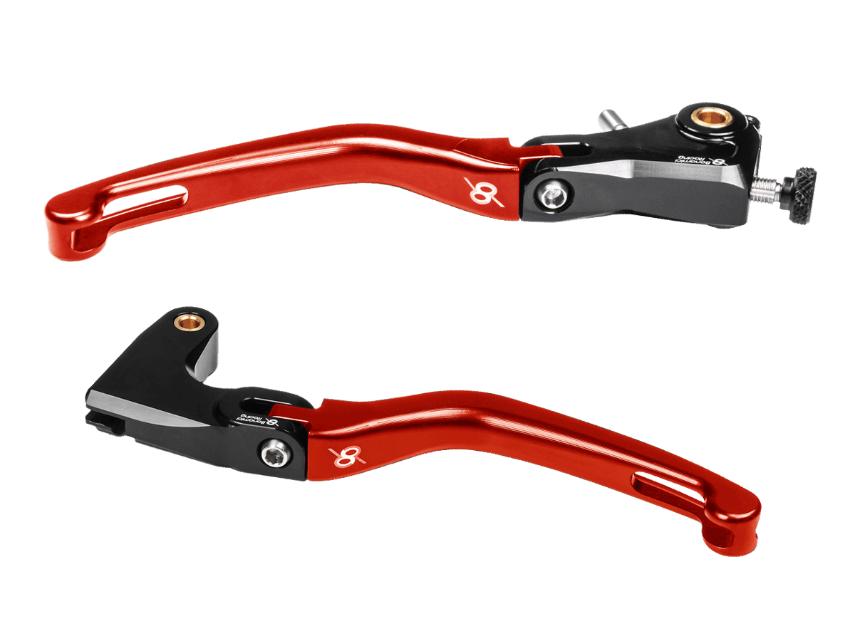 Bonamici Triumph 765 Daytona 675/R Brake & Clutch Levers (Black/Red)