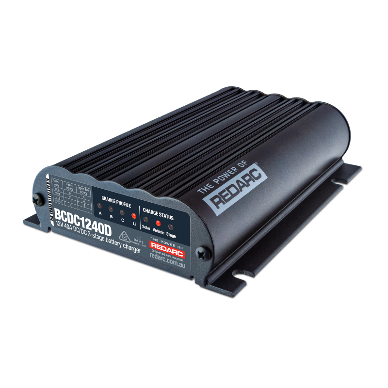 REDARC DC/DC Dual Input In-Vehicle Battery Charger - 12V 40A - BCDC1240D