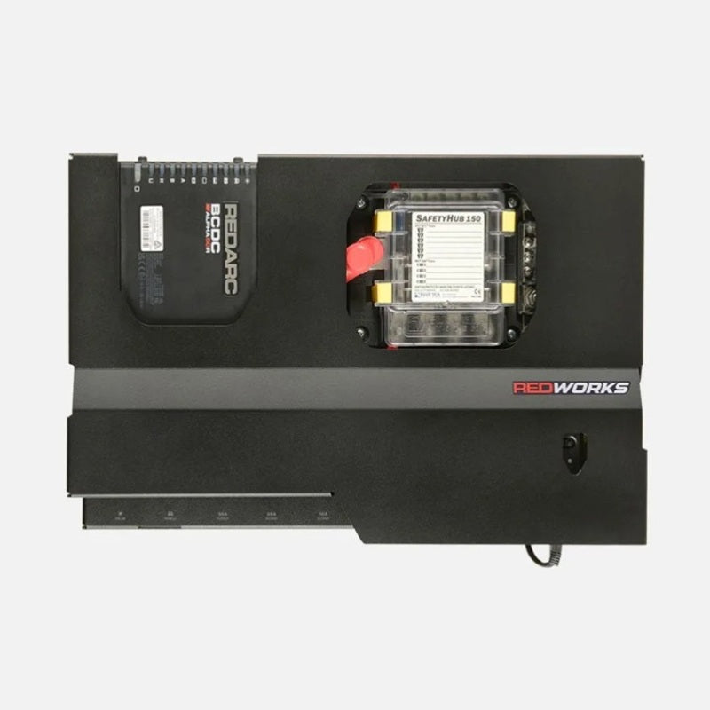 REDARC REDWorks Nomad50 Power Panel w/50A BCDC Alpha R Battery Charger - ICMS-016-002