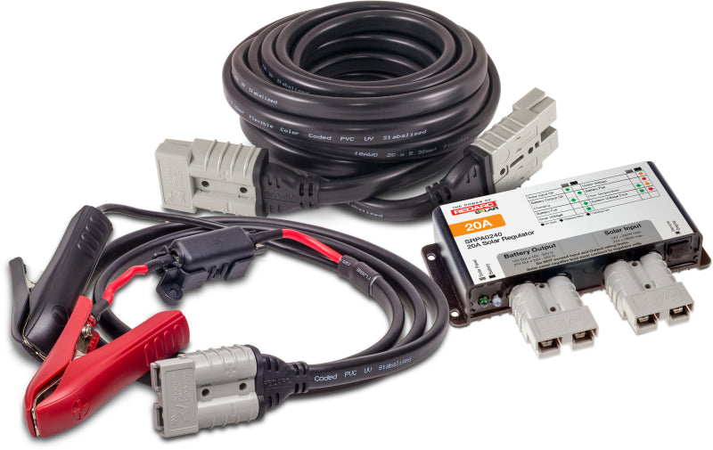 REDARC Solar Regulator & Cable Value Pack (SRC0015 & SRPA0240) - 20A - SRPA20-VP