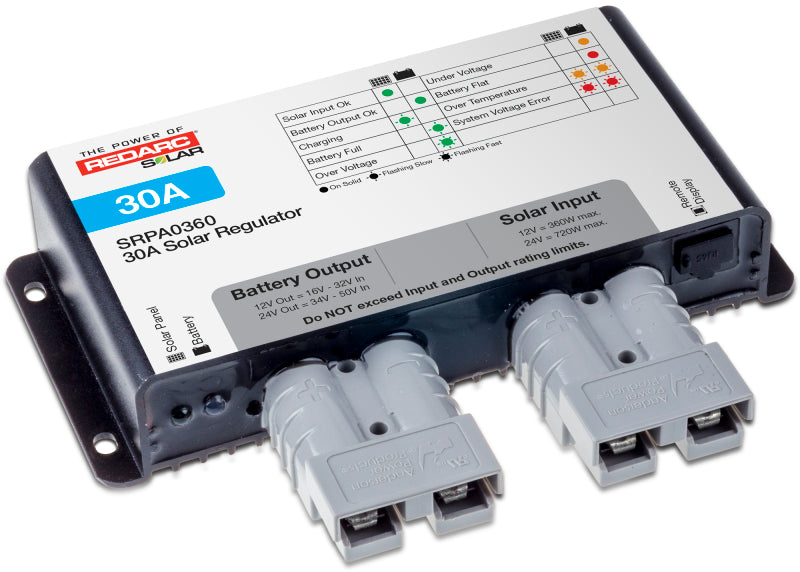 REDARC Solar Regulator w/Anderson Connect - 30A - SRPA0360