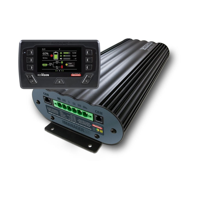 REDARC The Manager30 Battery Management System & RedVision Display - BMS1230S3R-NA
