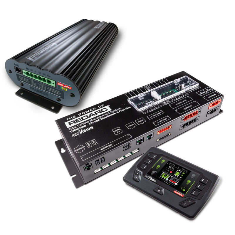 REDARC Total Vehicle Management System - Prime w/Manager30 System & RedVision Display - TVMSKIT05-NA