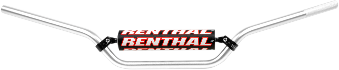 RENTHAL 7/8" Off-Road Handlebar — Mid/Moto/MX/Enduro/Vintage - 7/8" Off-Road Handlebar / 837 / Vintage Mid / Silver 0601-3590