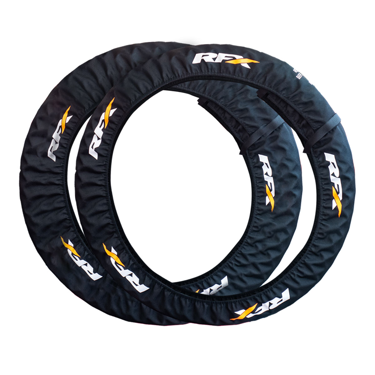 RFX FACTORY ADULT TYRE COVERS PAIR - FXTC 10000 99BK
