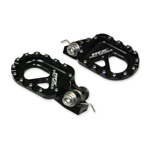 RFX PRO SERIES ALUMINUM FOOTPEGS - FXFR 90200 99BK