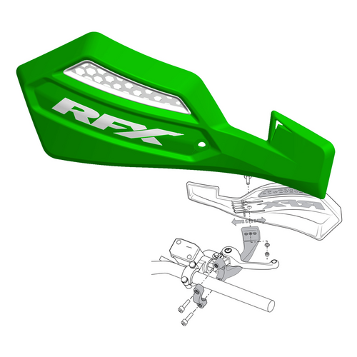 RFX RACE SERIES HANDGUARDS - FXGU 30100 55GN