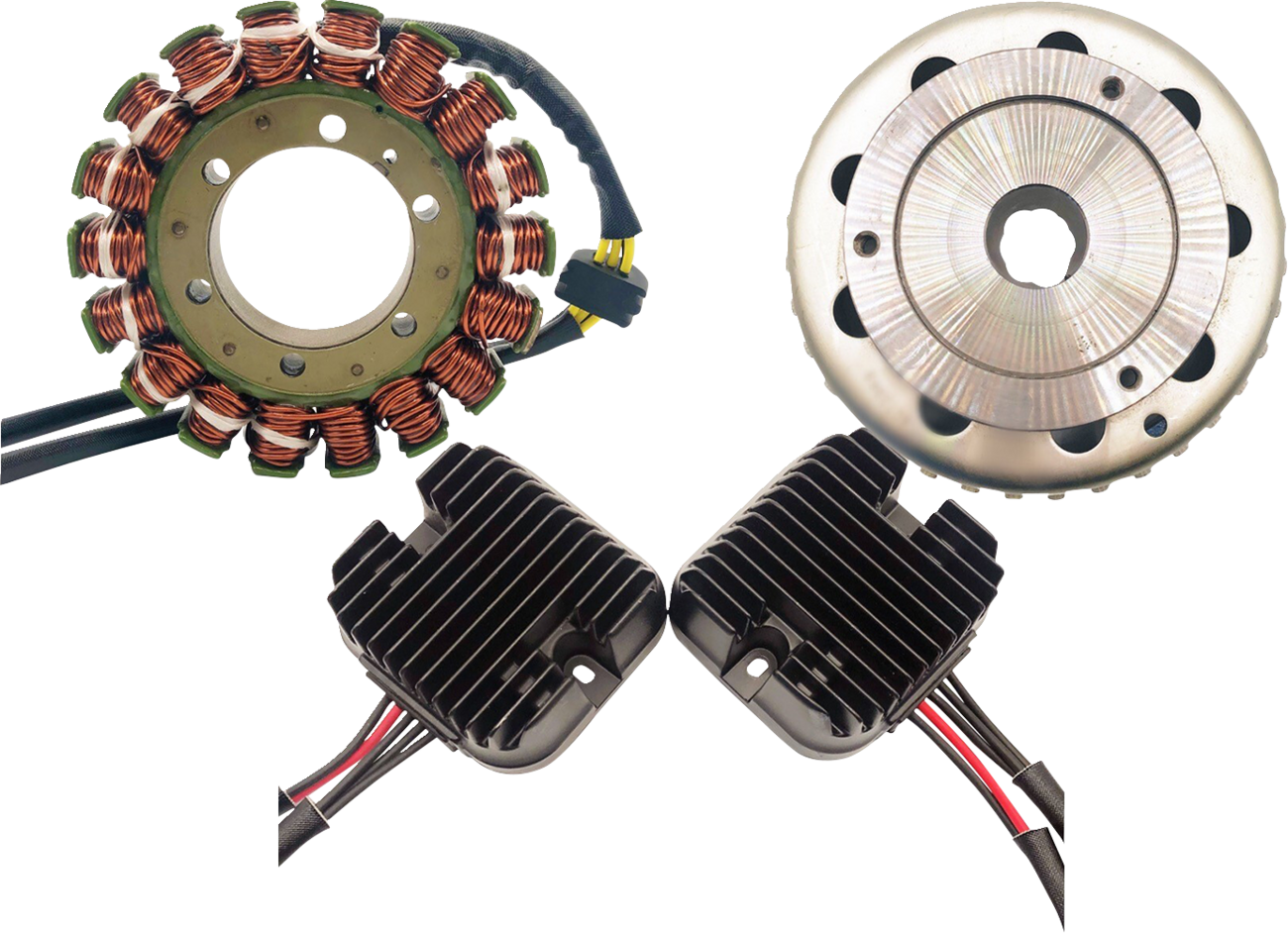 RICK'S MOTORSPORT ELECTRIC Double Shot Charging Kit - Charging Kit / Polaris 2112-1737