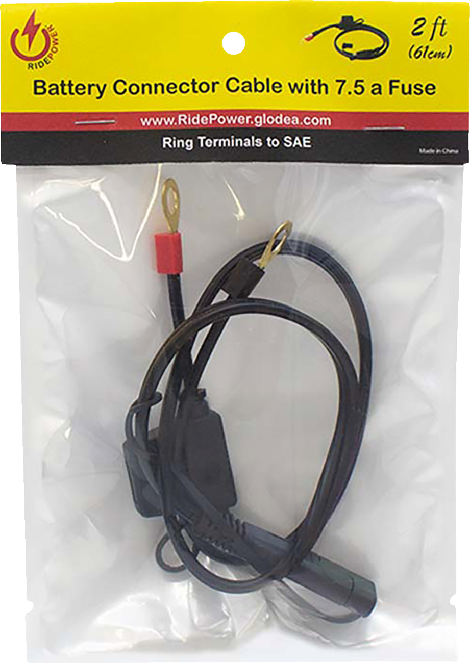 RIDEPOWER SAE to Ring Terminal Battery Connector Cable