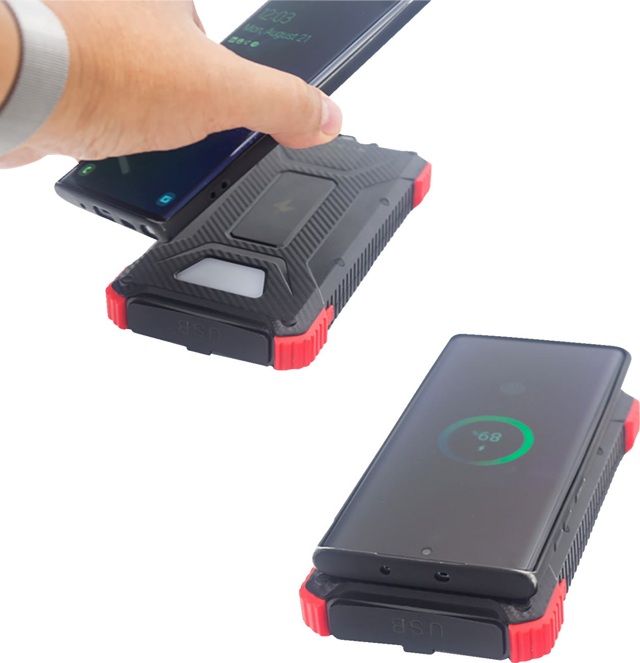 RIDEPOWER Wireless Power Bank - 10,000mAh 15W 2130-0368