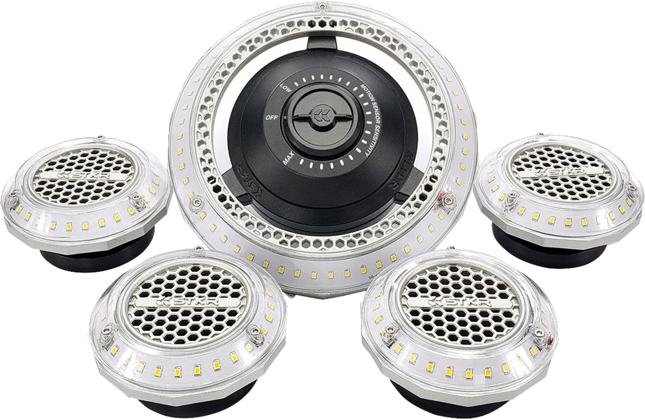 RISK RACING Multi-Point Illumination Motion Ceiling Light - Ceiling Light / Motion / 7500 Lumens / Multi-Point Illumination 3850-0513