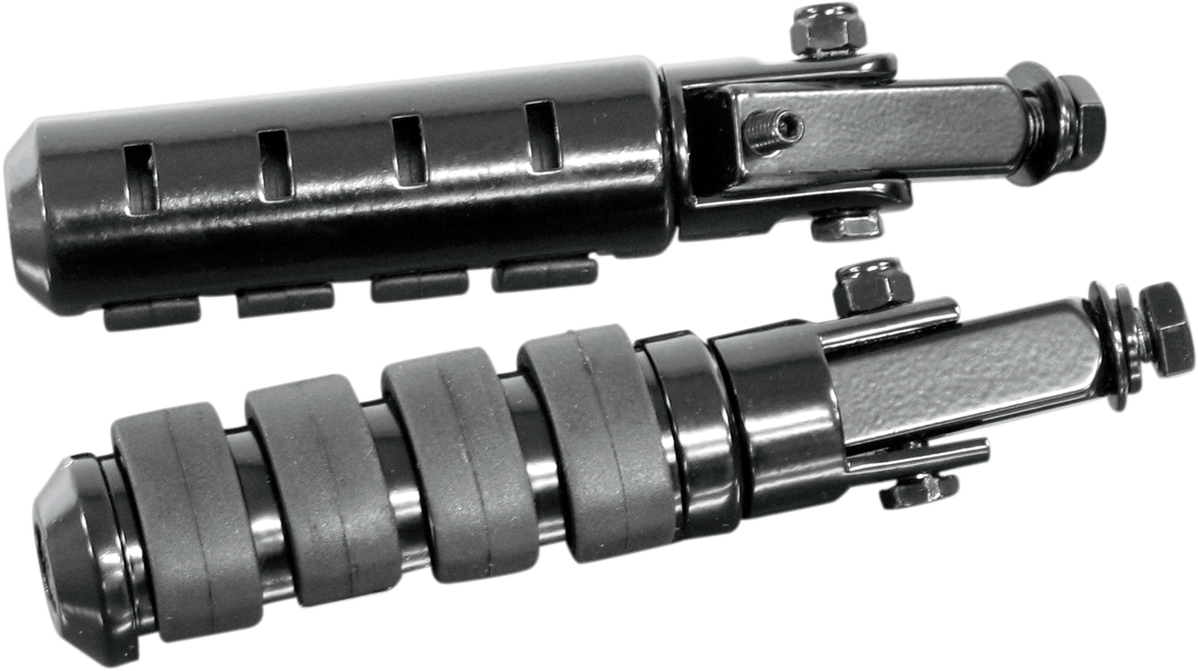 RIVCO PRODUCTS Anti-Vibration Folding Highway Pegs - Anti-Vibration Highway Pegs / Black 1620-0812