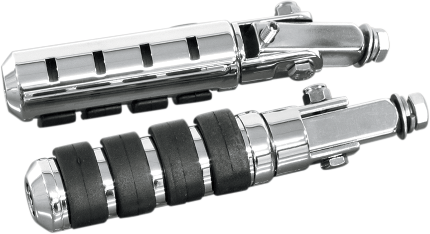 RIVCO PRODUCTS Anti-Vibration Folding Highway Pegs - Anti-Vibration Highway Pegs / Chrome 1620-0810