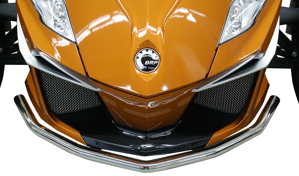 RIVCO PRODUCTS Can-Am Spyder Bumper - Front Bumper / Chrome / Spyder 0530-1414