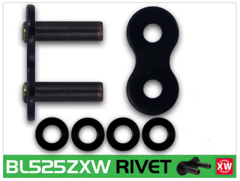 RK Chain BL525ZXW-RIVET - Black Scale - BL525ZXW-RL