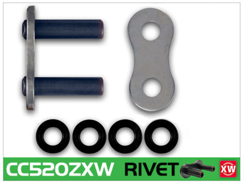 RK Chain CC520ZXW-RIVET - Chrome - CC520ZXW-RL