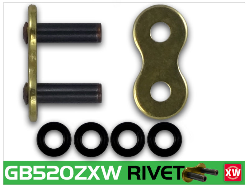 RK Chain GB520ZXW-RIVET - Gold - GB520ZXW-RL