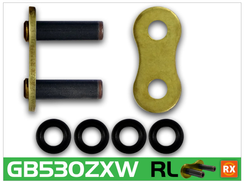 RK Chain GB530ZXW-RIVET - Gold - GB530ZXW-RL