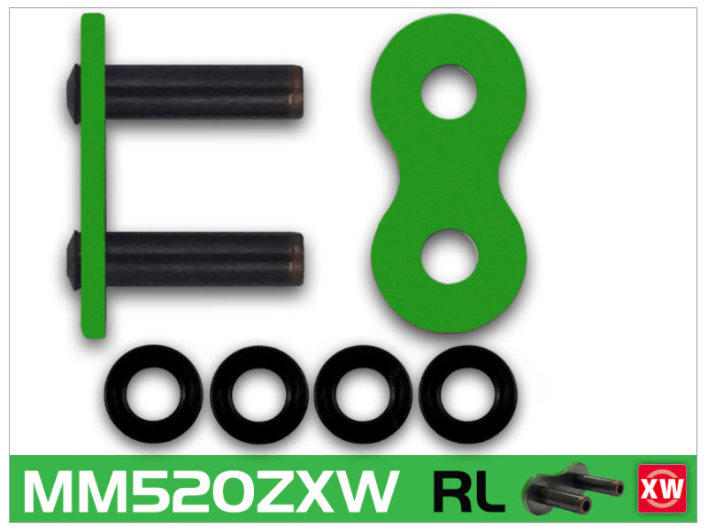 RK Chain MM520ZXW-RIVET - Green - MM520ZXW-RL