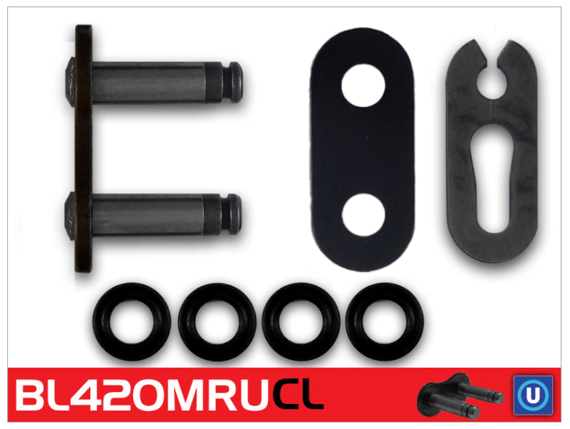 RK Chain MRU420 U-Ring Clip Link - BL420MRU-CL