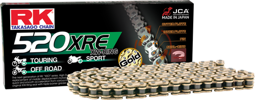 RK EXCEL 520 XRE Gold Drive Chain - GB520XRE-120