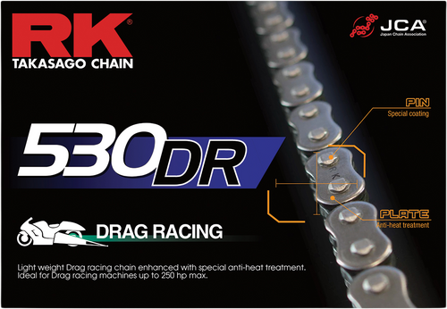 RK EXCEL 530 DR Drag Racing Chain - 530DR-170