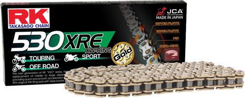 RK EXCEL 530 XRE Gold Drive Chain - GB530XRE-120