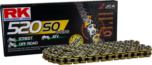 RK EXCEL GB520 SO Gold Drive Chain - GB520SO-84