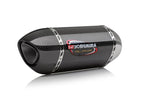 Yoshimura GSX-R600/750 11-26 Alpha Stainless Slip-On Exhaust, w/ Carbon Fiber Muffler