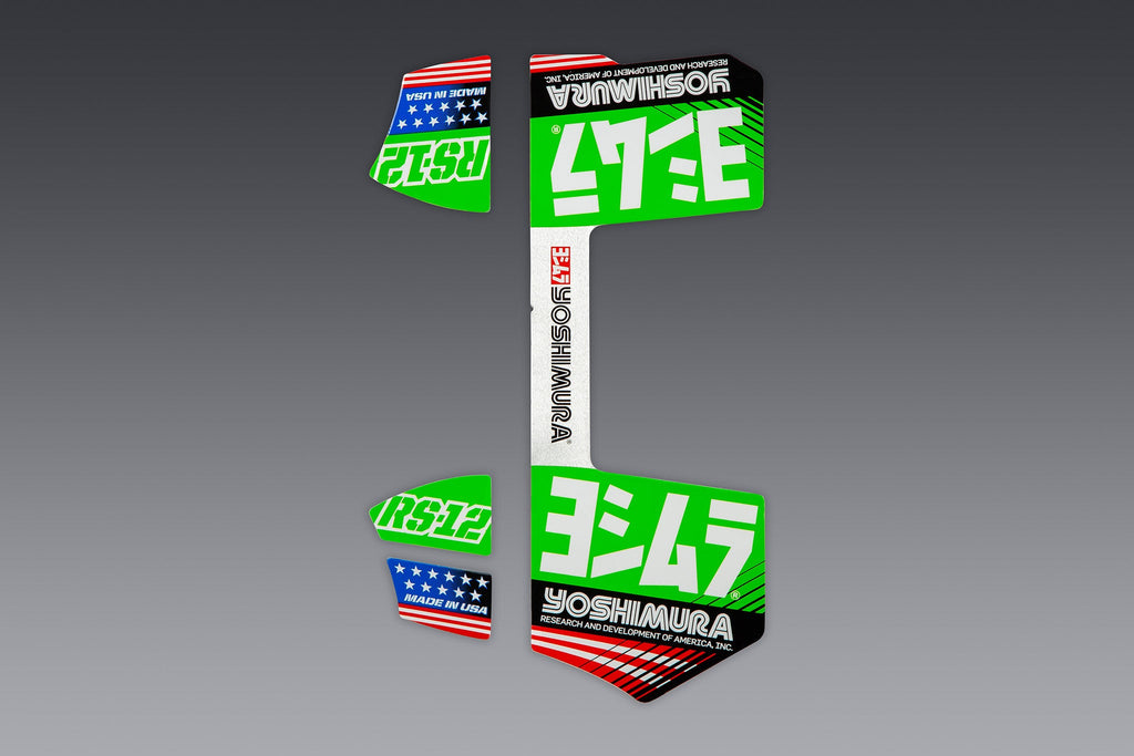 Yoshimura RS-12 OE Branded Four Piece Decal Kit