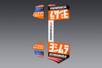 Yoshimura RS-12 OE Branded Four Piece Decal Kit
