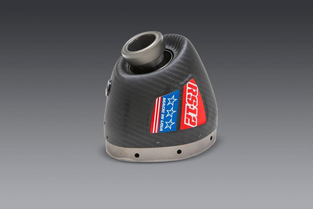 Yoshimura KTM 500EXC-F/350EXC-F 24-26 RS-12 Stainless Slip-On Exhaust, w/ Aluminum Muffler